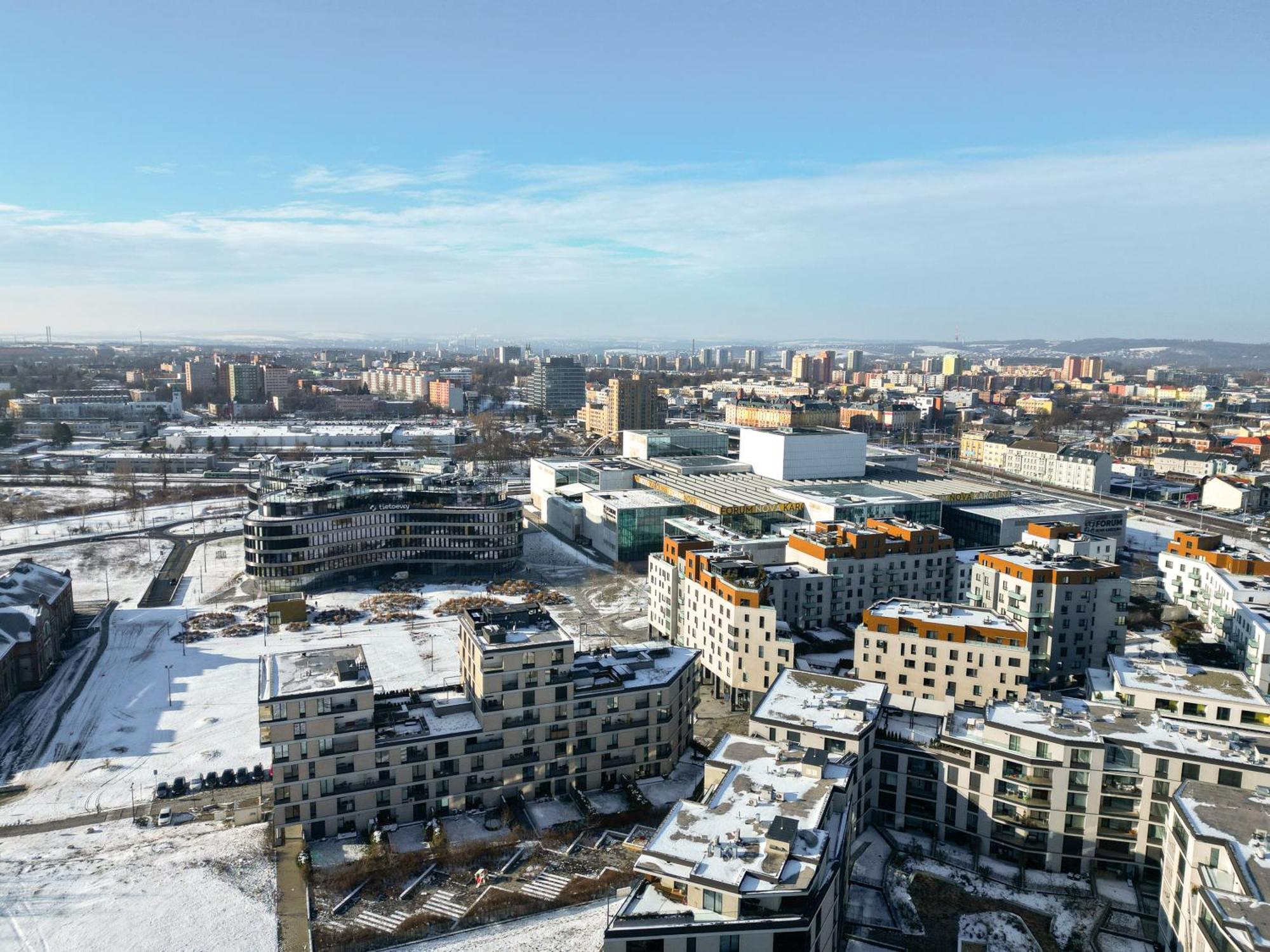 Bnb New Beautiful Apartment In The Center Of Ostrava With Option Garage Parking Exterior photo